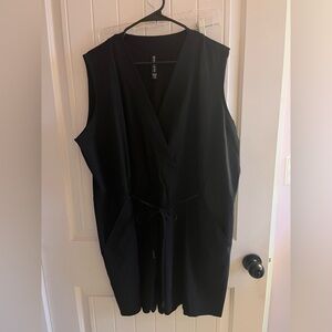 Athleta Black V-Neck Dress